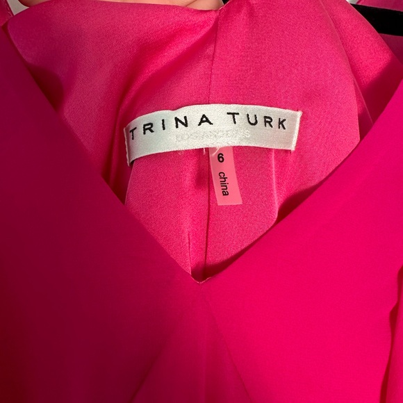 Trina Turk Buena Vista Silk Dress size 6 - Picture 4 of 5